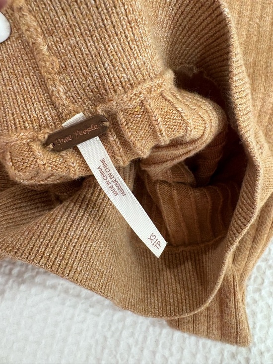 Free People Ribbed Brown Midi Skirt - Picture 3 of 4